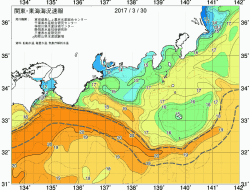 関東・東海海況速報/広域(2017/03/30)