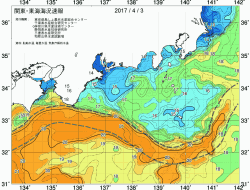 関東・東海海況速報/広域(2017/04/03)