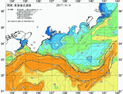 関東・東海海況速報/広域(2017/04/04)