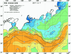 関東・東海海況速報/広域(2017/04/07)