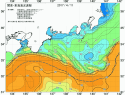 関東・東海海況速報/広域(2017/04/11)