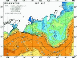 関東・東海海況速報/広域(2017/04/13)