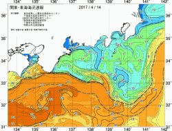 関東・東海海況速報/広域(2017/04/14)