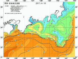 関東・東海海況速報/広域(2017/04/18)