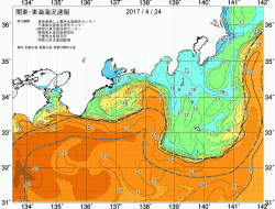 関東・東海海況速報/広域(2017/04/24)