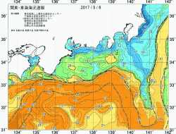 関東・東海海況速報/広域(2017/05/08)