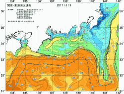関東・東海海況速報/広域(2017/05/09)