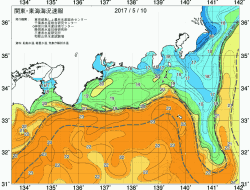 関東・東海海況速報/広域(2017/05/10)