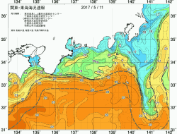 関東・東海海況速報/広域(2017/05/11)