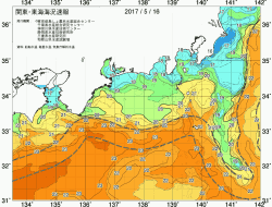 関東・東海海況速報/広域(2017/05/16)