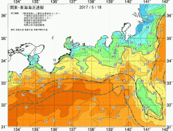 関東・東海海況速報/広域(2017/05/18)