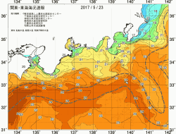 関東・東海海況速報/広域(2017/05/23)