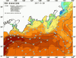 関東・東海海況速報/広域(2017/05/28)