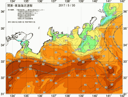 関東・東海海況速報/広域(2017/05/30)