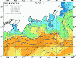 関東・東海海況速報/広域(2017/06/01)