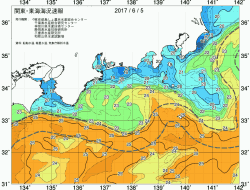 関東・東海海況速報/広域(2017/06/05)