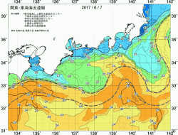 関東・東海海況速報/広域(2017/06/07)