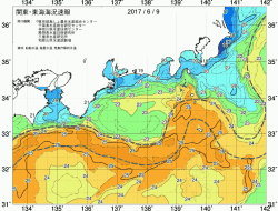 関東・東海海況速報/広域(2017/06/09)