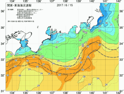 関東・東海海況速報/広域(2017/06/15)