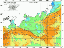 関東・東海海況速報/広域(2017/06/26)