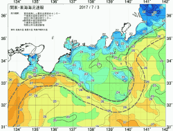 関東・東海海況速報/広域(2017/07/03)