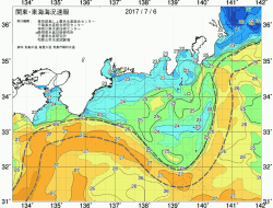 関東・東海海況速報/広域(2017/07/06)