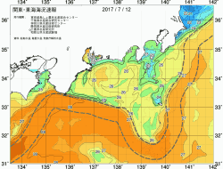 関東・東海海況速報/広域(2017/07/12)