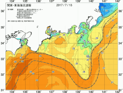 関東・東海海況速報/広域(2017/07/13)