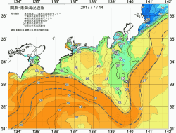 関東・東海海況速報/広域(2017/07/14)