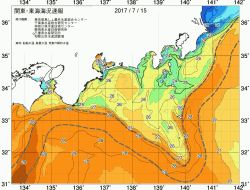 関東・東海海況速報/広域(2017/07/15)