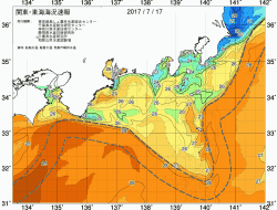 関東・東海海況速報/広域(2017/07/17)