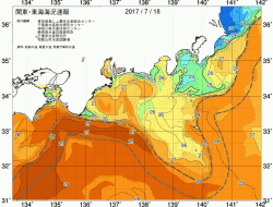 関東・東海海況速報/広域(2017/07/18)