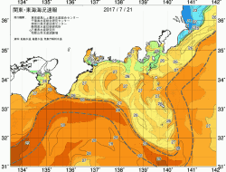 関東・東海海況速報/広域(2017/07/21)