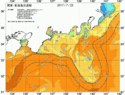 関東・東海海況速報/広域(2017/07/22)