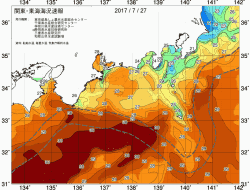 関東・東海海況速報/広域(2017/07/27)