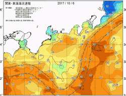 関東・東海海況速報/広域(2017/10/06)