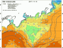 関東・東海海況速報/広域(2017/11/06)