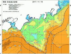 関東・東海海況速報/広域(2017/11/16)