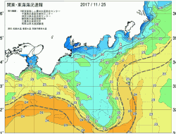 関東・東海海況速報/広域(2017/11/25)