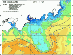 関東・東海海況速報/広域(2017/11/27)