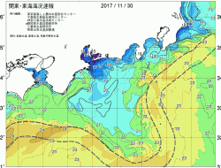 関東・東海海況速報/広域(2017/11/30)