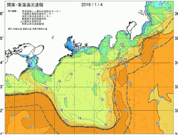 関東・東海海況速報/広域(2018/01/04)