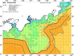 関東・東海海況速報/広域(2018/01/07)