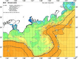 関東・東海海況速報/広域(2018/01/08)