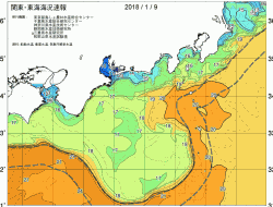 関東・東海海況速報/広域(2018/01/09)