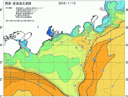 関東・東海海況速報/広域(2018/01/13)