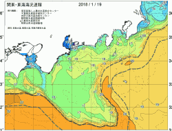 関東・東海海況速報/広域(2018/01/19)