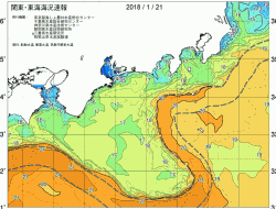 関東・東海海況速報/広域(2018/01/21)