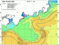 関東・東海海況速報/広域(2018/01/24)