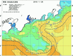 関東・東海海況速報/広域(2018/01/26)